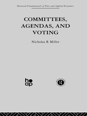 cover image of Committees, Agendas and Voting